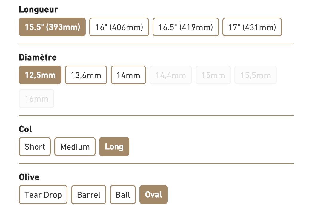 Baguettes batterie ProOrca custom personnalisables