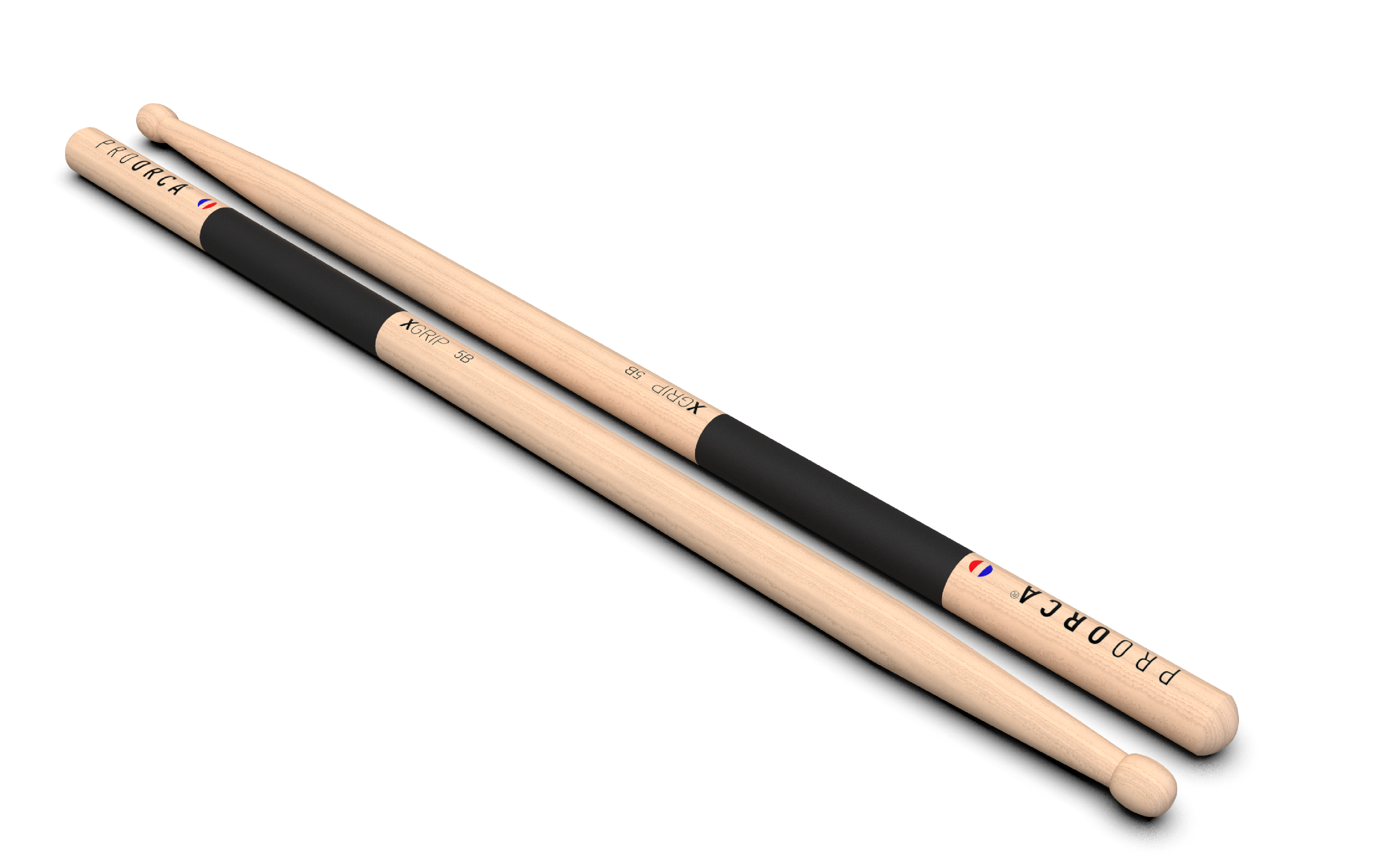 Baguettes de batterie françaises XGrip 5B ProOrca 3