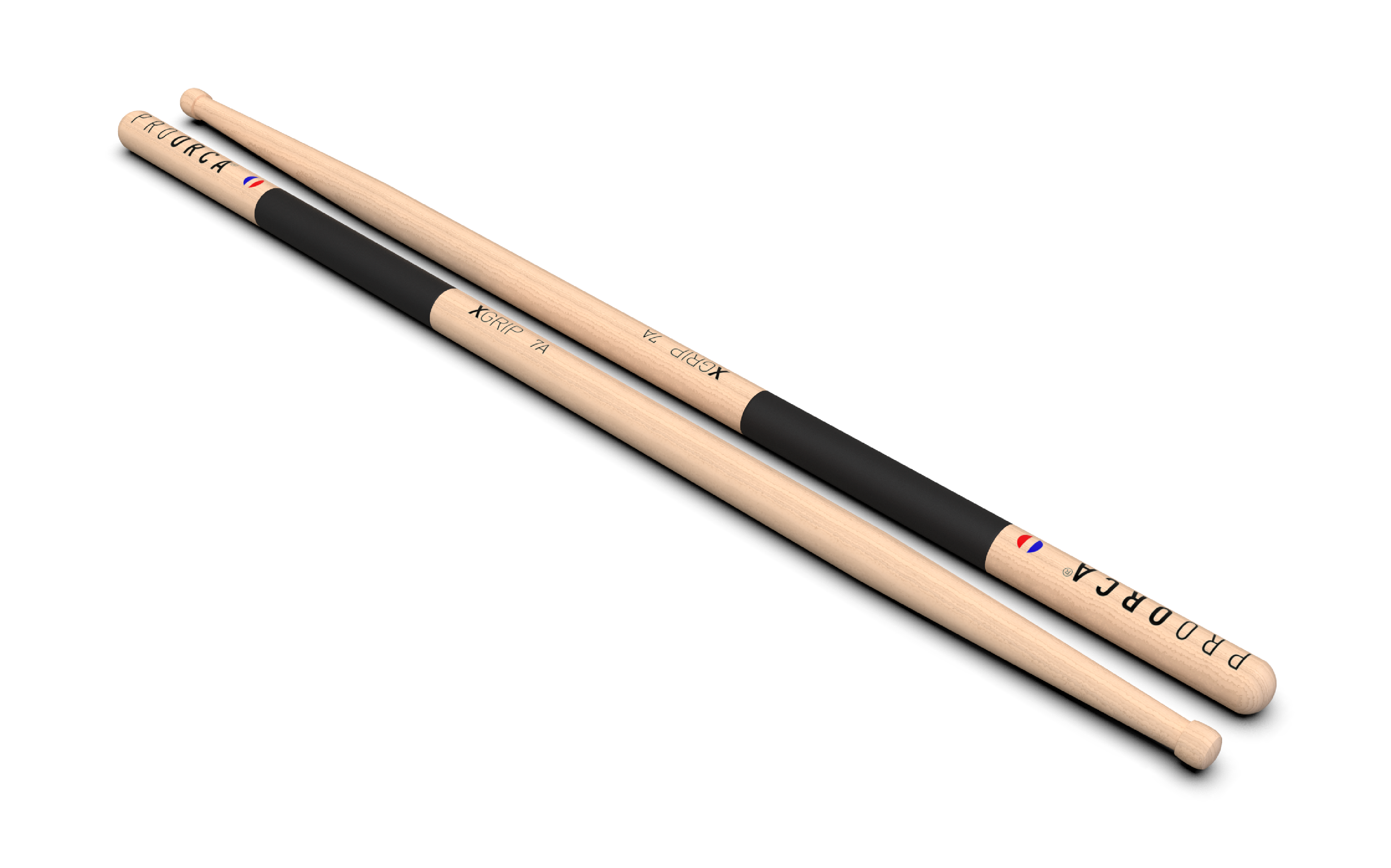 Baguettes de batterie françaises XGrip 7A ProOrca 2