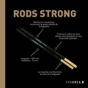 Rods Strong - Fagots en hêtre français
