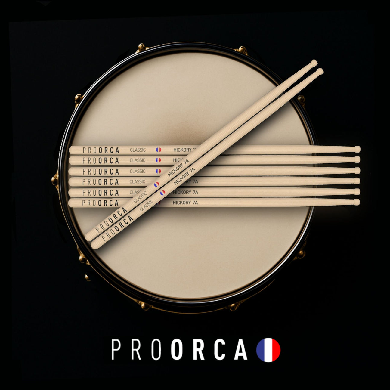 Baguettes De Batterie Made-in-France Signature Hickory