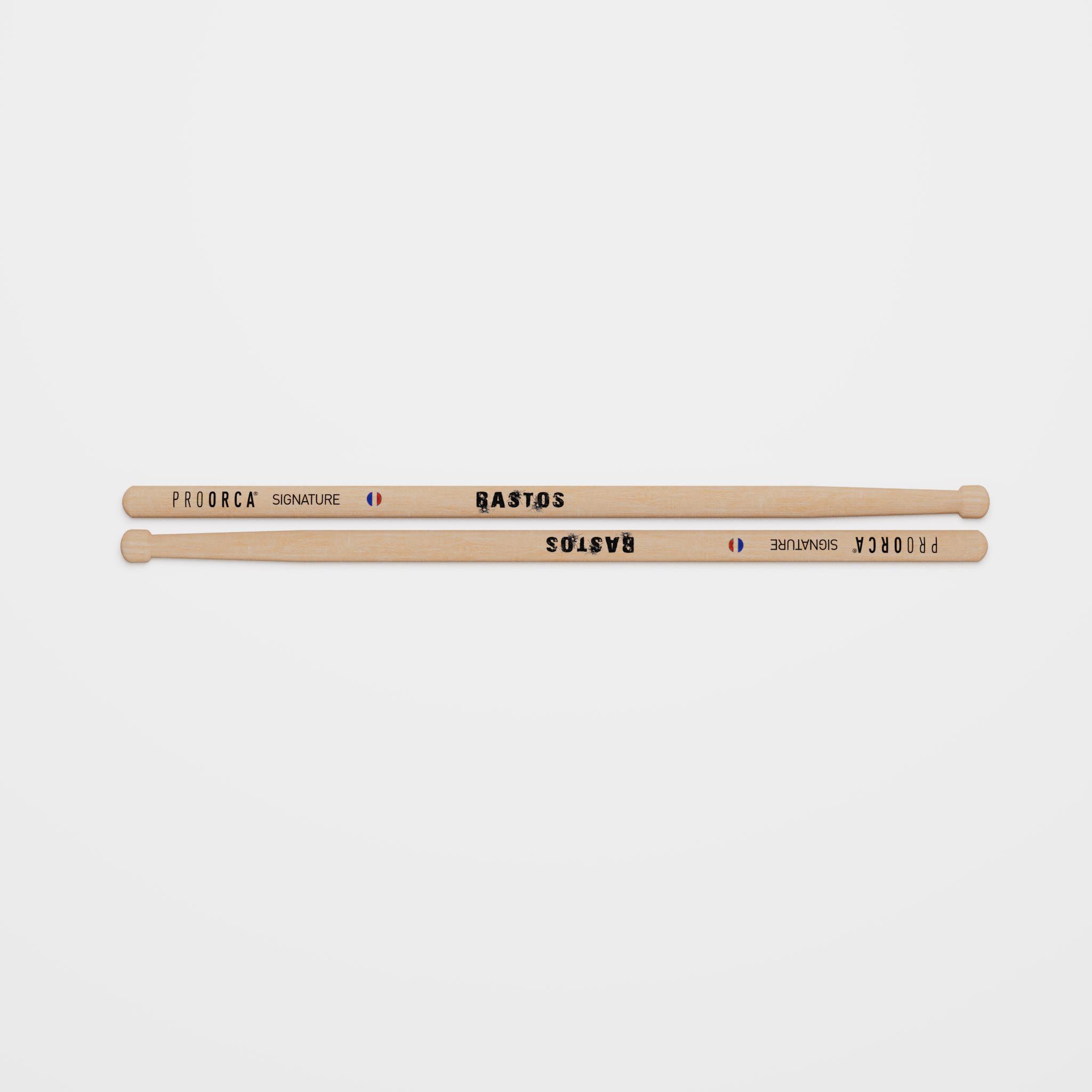 Signature Bastos - Baguettes de batterie hickory
