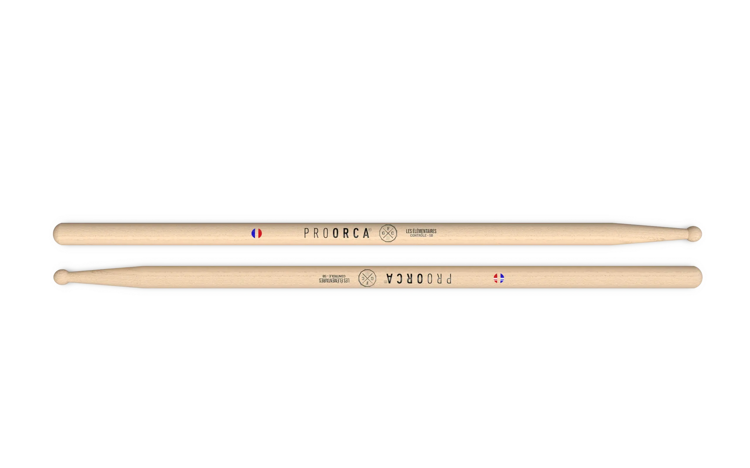 Signature 5B French Grip Channel x ProOrca - drum sticks 