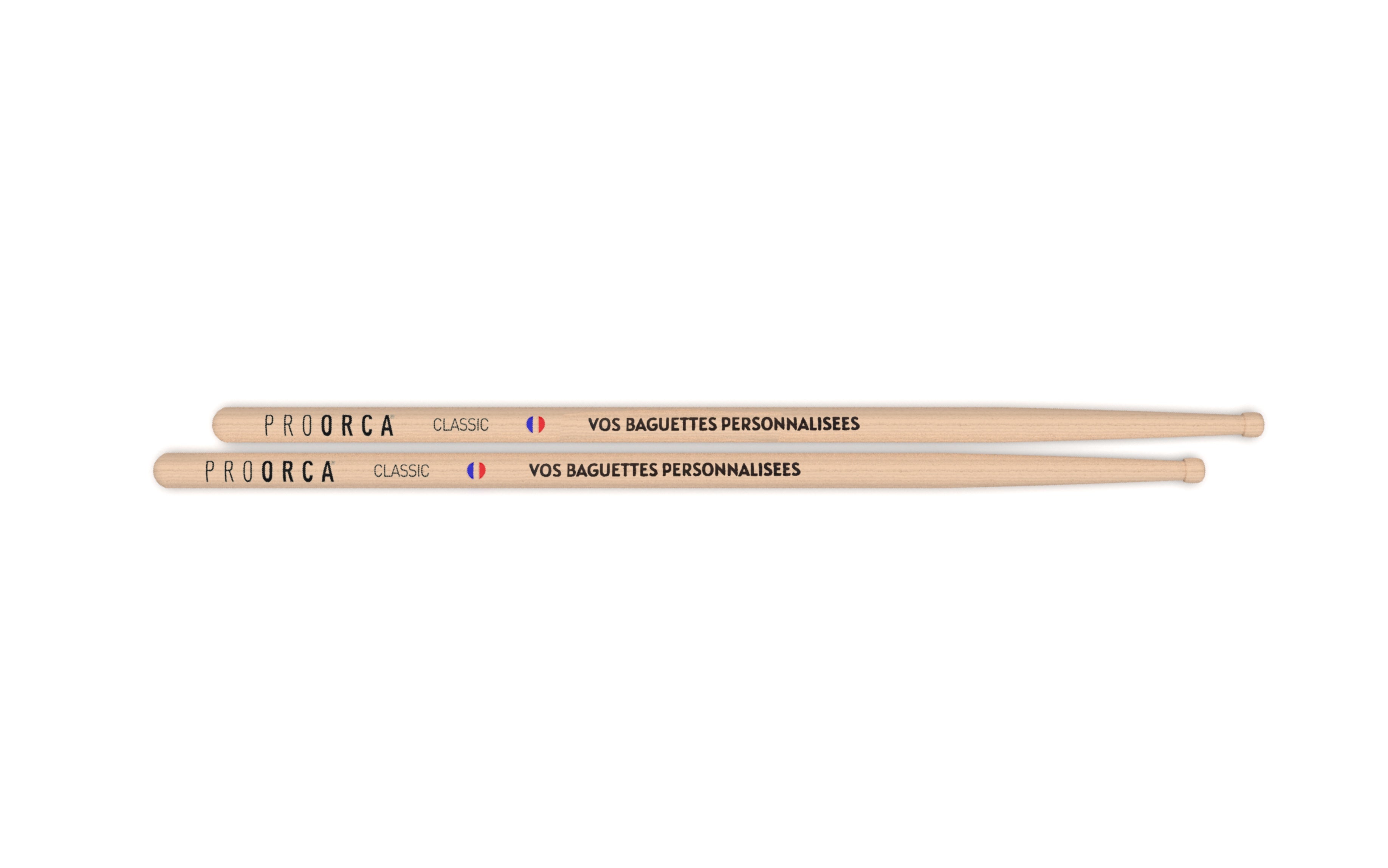 Classic 7A - Baguettes de batterie hickory