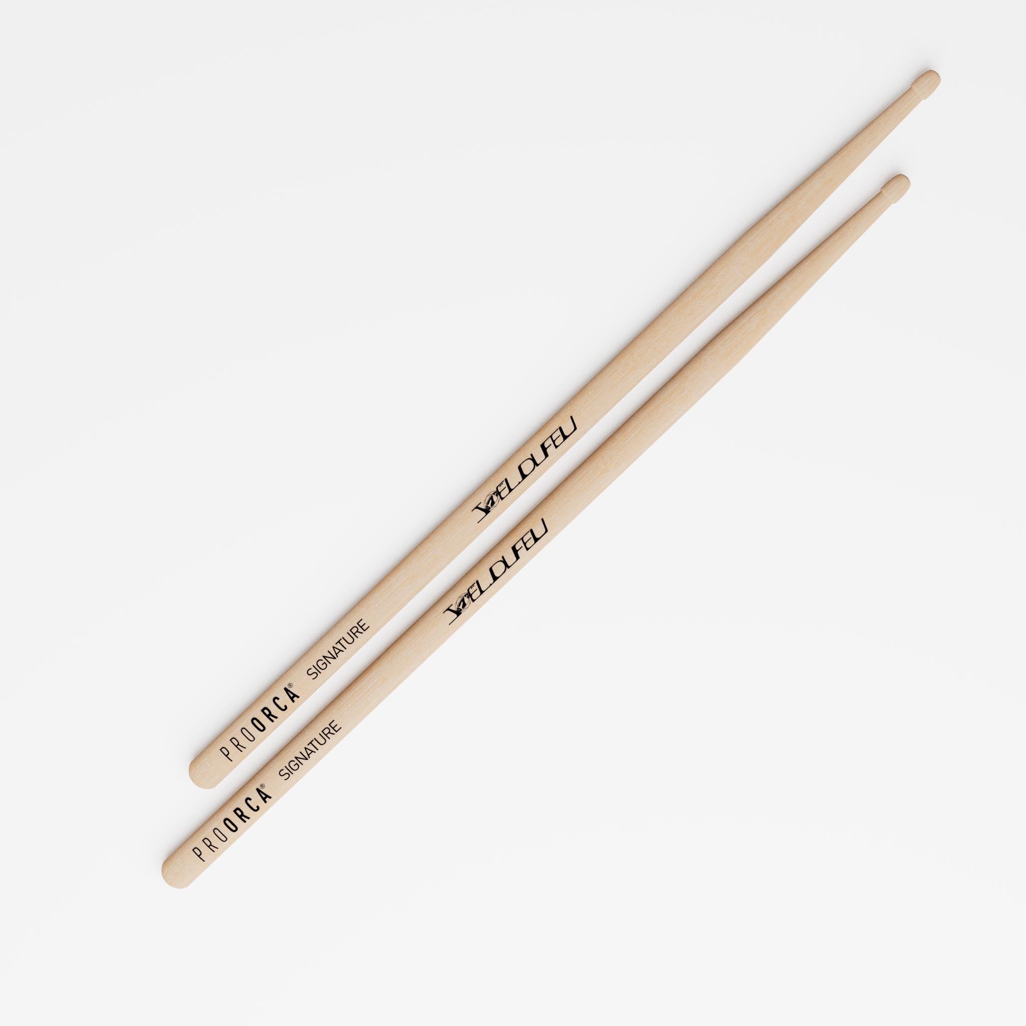 Signature Joël Dufeu - Baguettes de batterie hickory