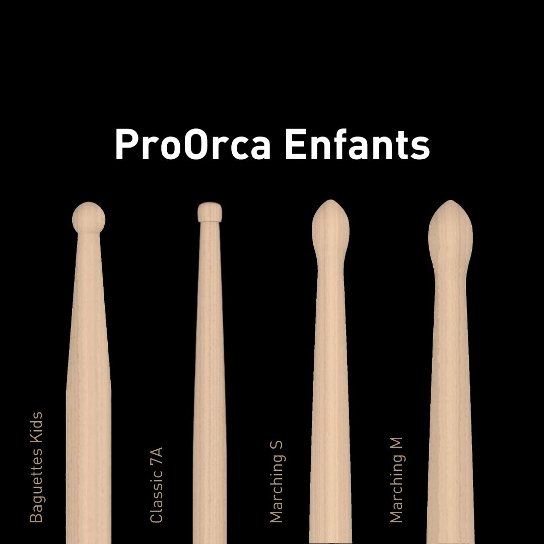 Des baguettes plus légères, mieux équilibrées, adaptées aux mains plus petites ou à ceux qui débutent.