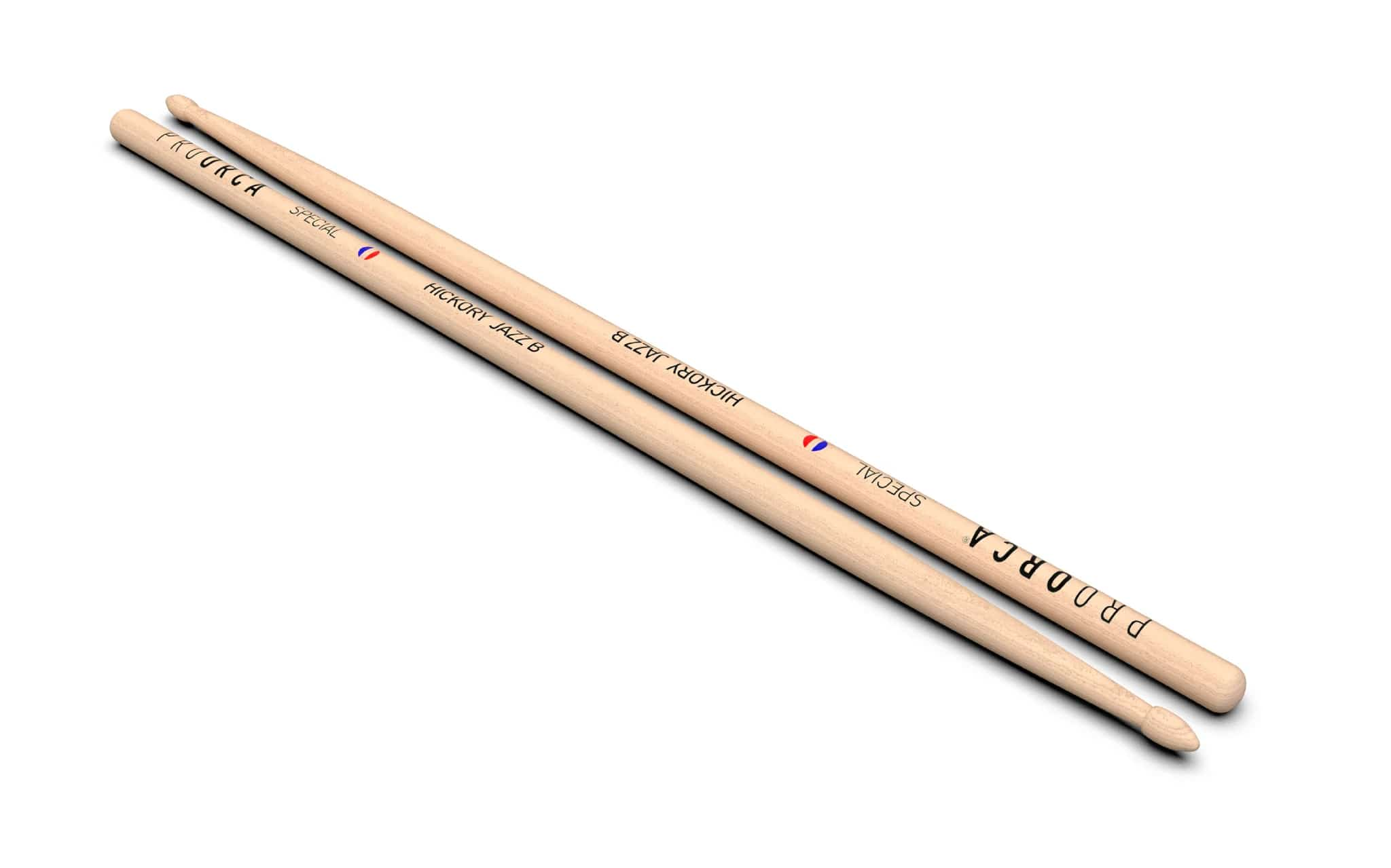 Baguettes de batterie françaises Jazz B ProOrca 3