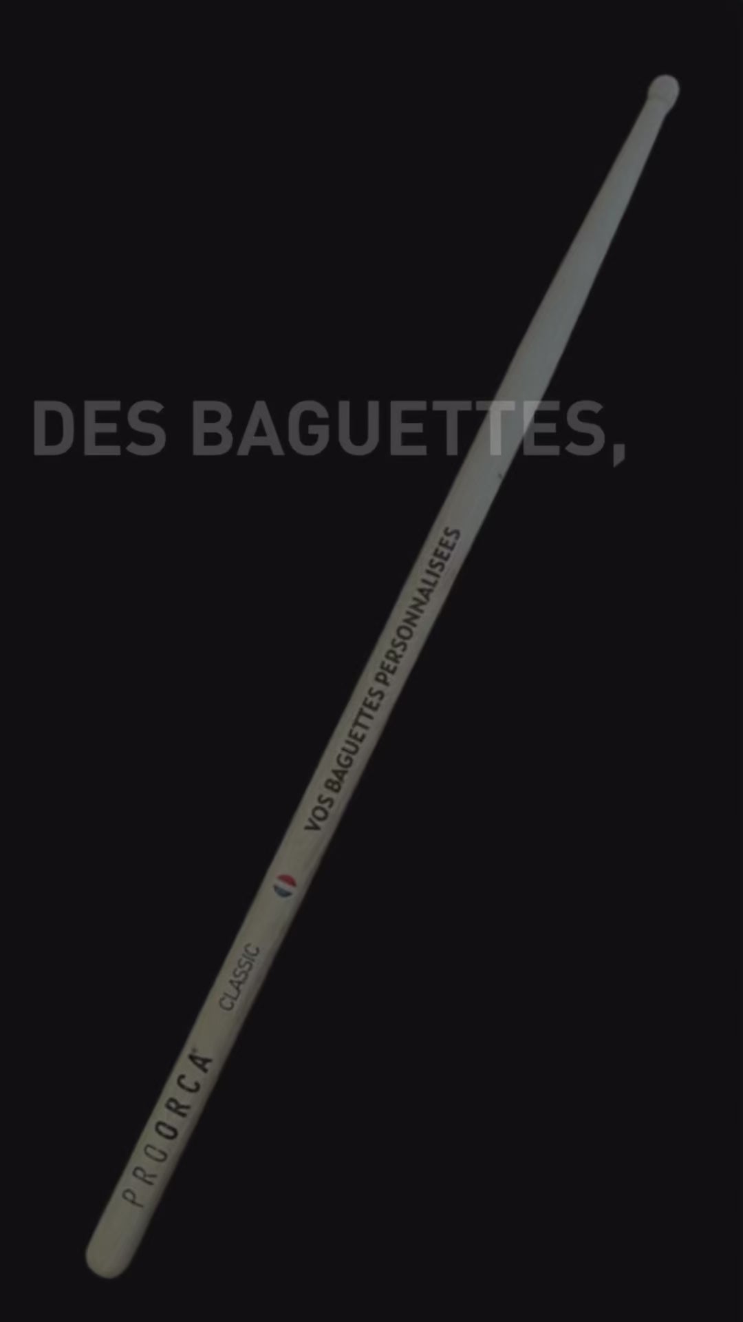 Classic 5B - Baguettes de batterie hickory