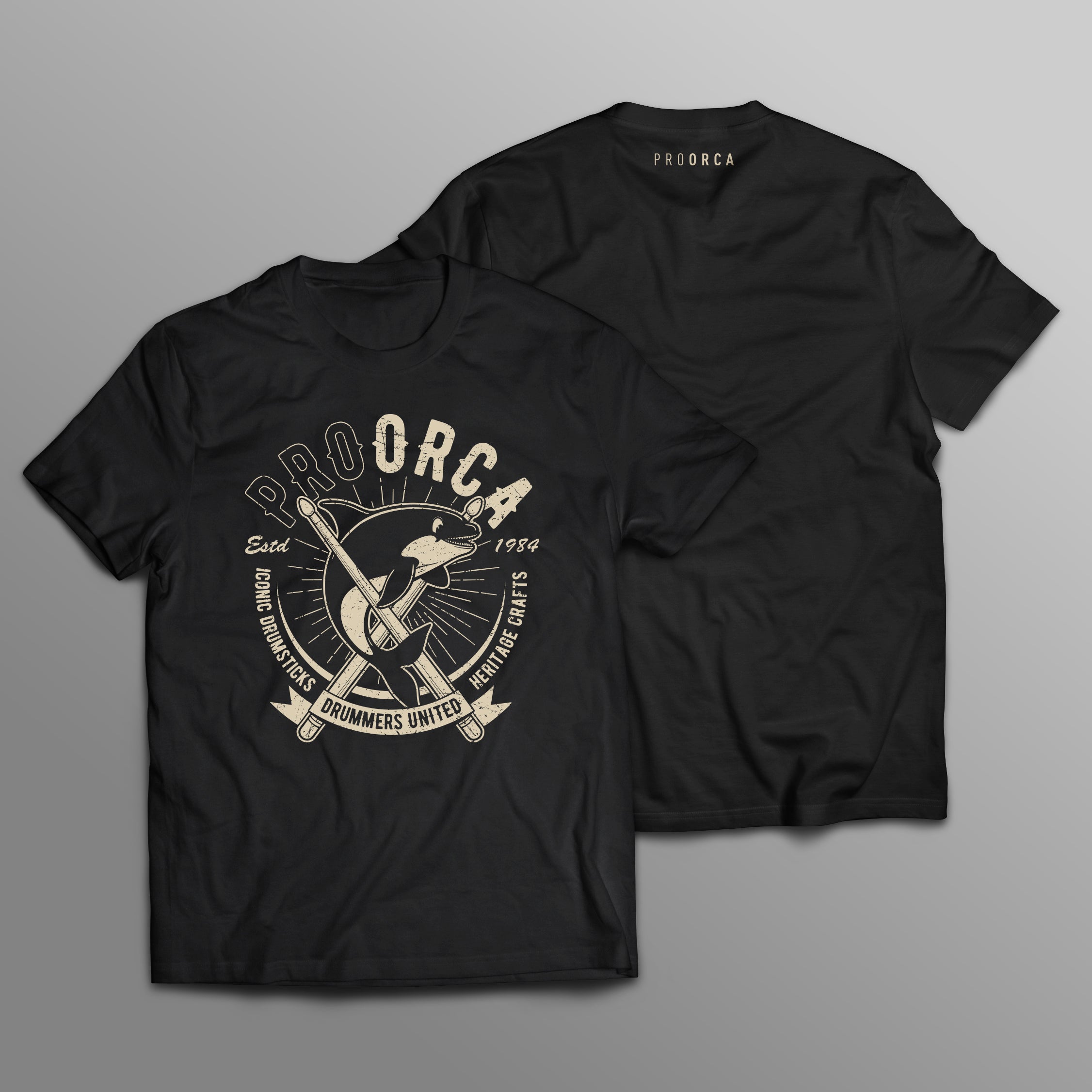 T-shirt Homme ProOrca “Vintage” 100% Bio